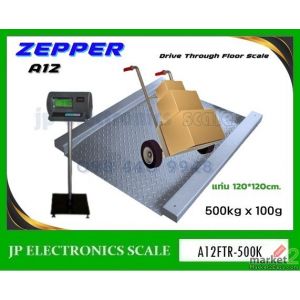 เครื่องชั่งทางลาด500kg ค่าละเอียด 100g ยี่ห้อ ZEPPER รุ่น A12