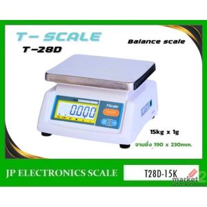 เครื่องชั่งดิจิตอล15kg ความละเอียด1g ยี่ห้อ T-SCALE รุ่น T28D