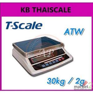 เครื่องชั่งตั้งโต๊ะ พิกัด 30kg ความละเอียด 2g TSCALE รุ่น ATW