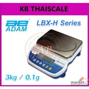 เครื่องชั่งดิจิตอลตั้งโต๊ะ ละเอียด 0.1 g ยี่ห้อ ADAM รุ่น LBX-H 