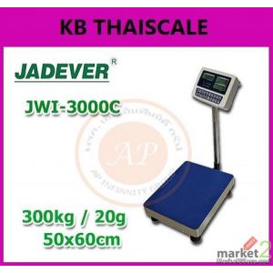 ตาชั่งนับจำนวน300kg ละเอียด 0.02กิโลกรัม JADEVER รุ่น JWI-3000C แท่น50x60cm