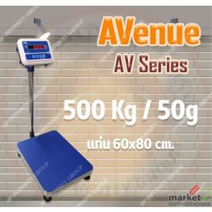 เครื่องชั่งตั้งพื้น 500kg ละเอียด 50g แท่น60x80cm K-SCALE รุ่น AV Series