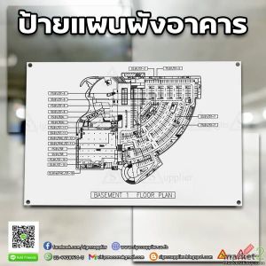 ป้ายแผนผังอาคาร