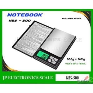 เครื่องชั่งแบบพกพา500g ทศนิยม 2 ตำแหน่ง ยี่ห้อ Notebook รุ่น NBS-500