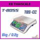 ตาชั่งนับจำนวนเเบบตั้งโต๊ะ 6กิโลกรัม ละเอียด0.2กรัม ยี่ห้อ T-BOSS รุ่น TBS-CC