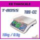 ตาชั่งนับจำนวนเเบบตั้งโต๊ะ 15kg ค่าละเอียด 0.5g ยี่ห้อ T-BOSS รุ่น TBS-CC