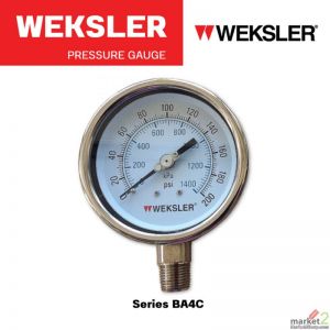 WEKSLER PRESSURE GAUGE WEKSLER BA4C