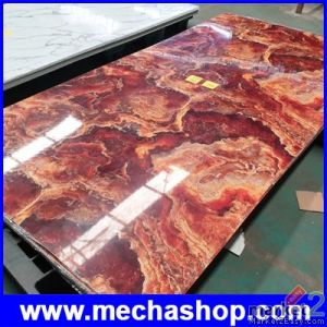 UV Marble Board รุ่น KL8047 แผ่นลายหินอ่อน ไม้เทียม แผ่นหินเทียม หินวีเนียร์