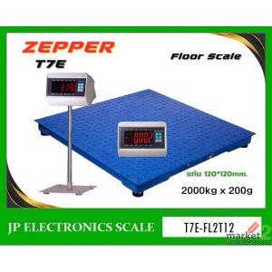 เครื่องชั่งวางพื้นขนาดใหญ่2000kg ยี่ห้อ ZEPPER รุ่น T7E-FL2T12 