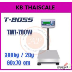 เครื่องชั่งแบบวางพื้น 300kg ละเอียด 20g ยี่ห้อ T-BOSS รุ่น TWI-700W