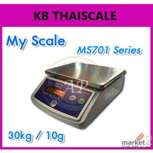 เครื่องชั่งตั้งโต๊ะ30kg ค่าละเอียด10g ยี่ห้อ MY SCALE รุ่น MS-701 SERIES