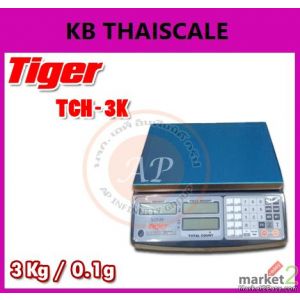 ตาชั่งนับจำนวนเเบบตั้งโต๊ะ 3kg ระบบดิจิตอล รุ่น TCH-3K ยี่ห้อTIGER