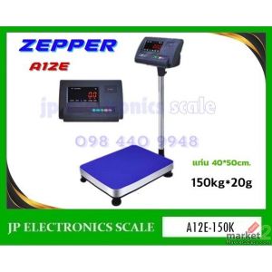 เครื่องชั่งวางพื้น150kg เครื่องชั่งน้ำหนัก ยี่ห้อ ZEPPER รุ่น A12E