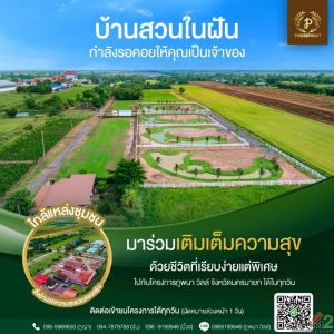 ขายถูกมาก!! ที่ดินจัดสรร สไตล์สวนเกษตรผสมผสาน ใกล้ชิดธรรมชาติ วิวสวย บรรยากาศดี 