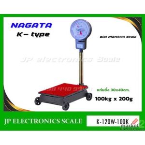 เครื่องชั่งสปริง100kg ละเอียด200g platform scale ยี่ห้อ NAGATA รุ่น K-120W-100K