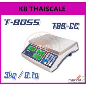 ตาชั่งนับจำนวนเเบบตั้งโต๊ะ 3kg  ยี่ห้อ T-BOSS รุ่น TBS-CC