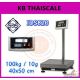 เครื่องชั่งตั้งพื้น100kg ค่าละเอียด10g ขนาดแท่น40x50cm ยี่ห้อ SDS รุ่น IDS820