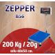 เครื่องชั่งแบบวางพื้น 200kg ละเอียด 20g  ZEPPER รุ่น B6S Series แท่นชั่ง40x50cm