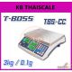 ตาชั่งนับจำนวนเเบบตั้งโต๊ะ 3kg  ยี่ห้อ T-BOSS รุ่น TBS-CC